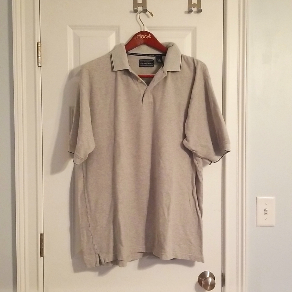 Steve Stricker for Fairway Sport Polo, Mens XL, Gray